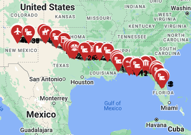 Motorhome Trip from Orlando to Albuquerque